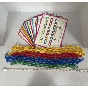 Vintage 1991 Macmillan Early Skills Manipulative Links Learning Resources